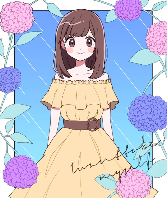 依頼で描かせてもらったイラストです🥰 