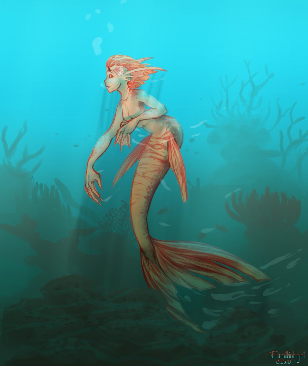 Cheglochka43's tweet photo. #mermaid #digital #sketch #drawing https://t.co/icGud0OZA4