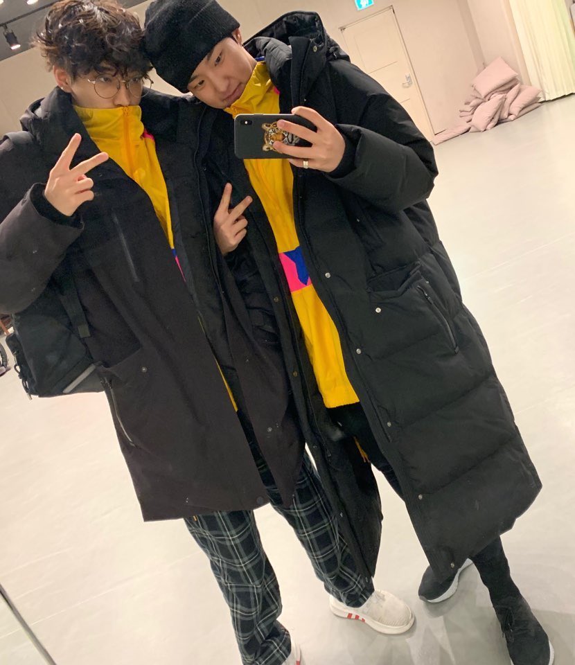 — hoshi taking selcas because of their coincidence outfits! they didn't plan these btw! hehe   #soonwoo  #wonhosh