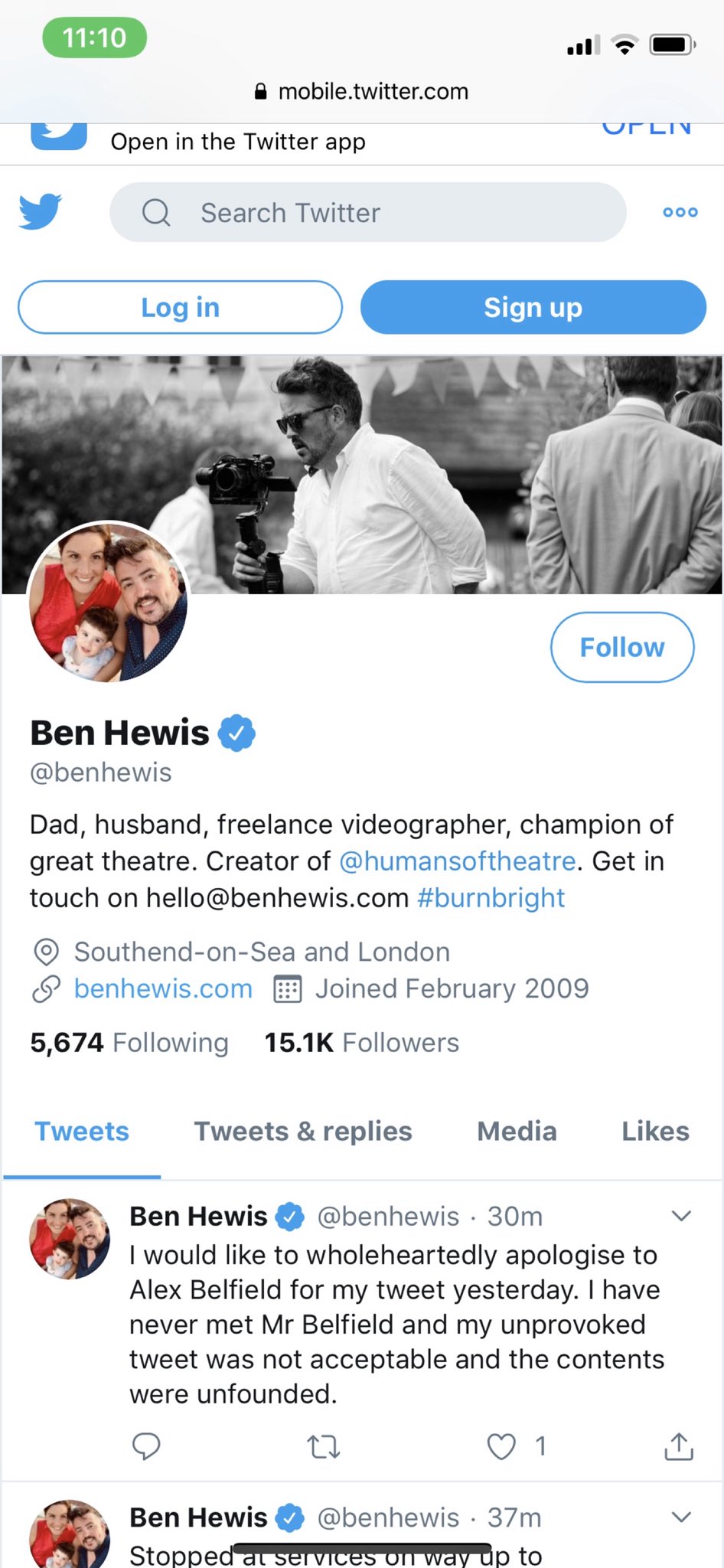 alex belfield on twitter it is still beyond my comprehension that west end lovey bekind hypocrite who i ve never met benhewis won t release the email name of the bbc person who tried to