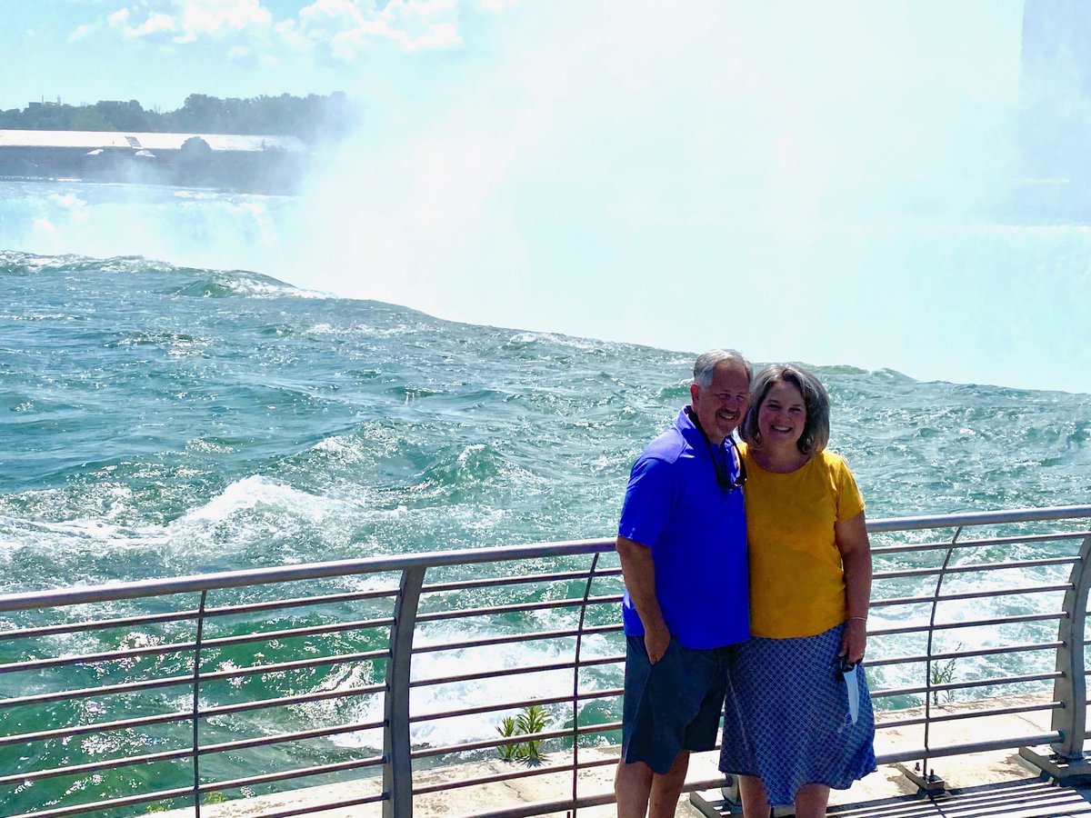 With my sweetheart at Niagara Falls.