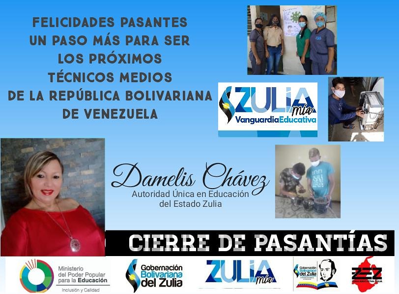 redrosariodp's tweet photo. La Esp. Damelis Chávez, autoridad educativa del estado Zulia...Felicita a todos los pasantes de media tecnica del municipio Rosario de Perijá, por haber culminado el  proceso de pasantías..Dios los bendiga #ElZuliaTodaUnaEscuela
#ZuliaMiaVanguardiaEducativa
#CadaFamiliaUnaEscuela https://t.co/xlrqhUUxGR