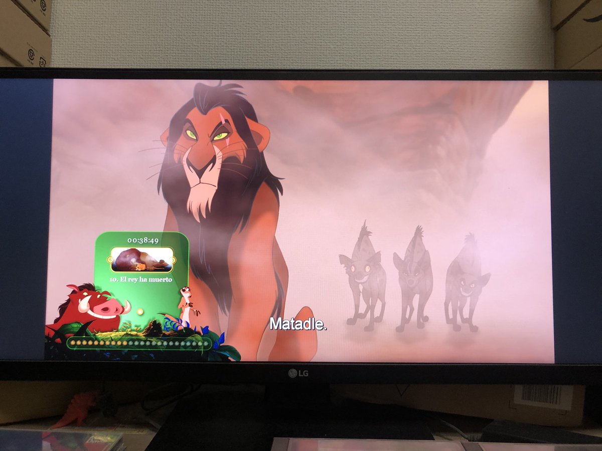 大澤遼 Lion King スペインのスペイン語吹き替え版 スペイン語字幕 ここで第一部 全三部 がそろそろ終わりますよね 大澤遼 Lion King スペインのスペイン語吹き替え版 スペイン語字幕 ここで第一部 全三部 がそろそろ終わりますよね
