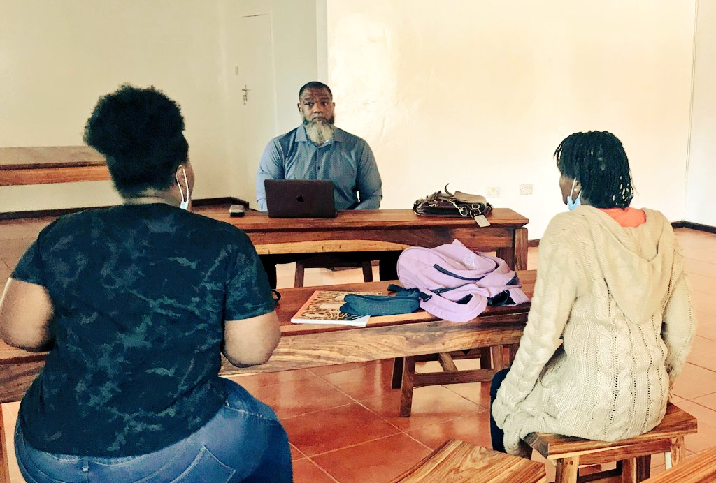 ACUZambia's tweet photo. History is being made!

On just the second day back on campus, the School of Divinity hosts its first theological undergraduate class with Dr. Voddie Baucham.

Now to pray for our postgraduate programme!

#ACU
#CampusReopens
#SchoolOfDivinity
#GraceAndKnowledge
#AlwaysGrowing https://t.co/et7B20aGJJ