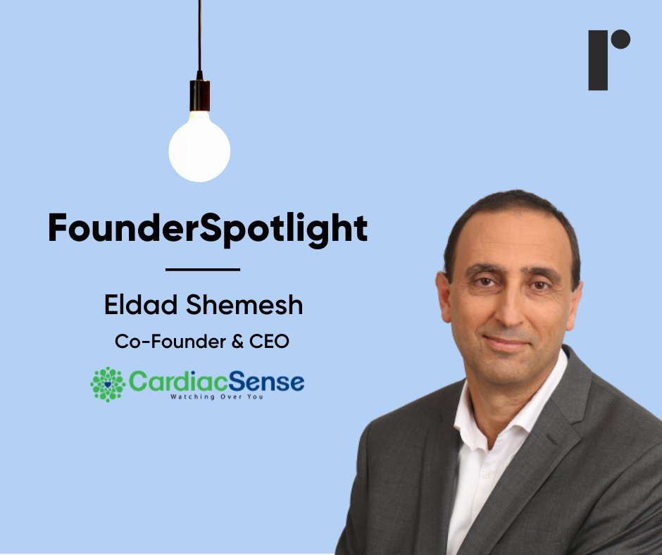 We are pleased to launch our new section- #FounderSpotlight.
Each time, we will host one of our clients, an #entrepreneur who will share his experience and insights.
Our first guest is Eldad Shemesh, Co-Founder and CEO of @cardiacsense >> bit.ly/2Vkg974