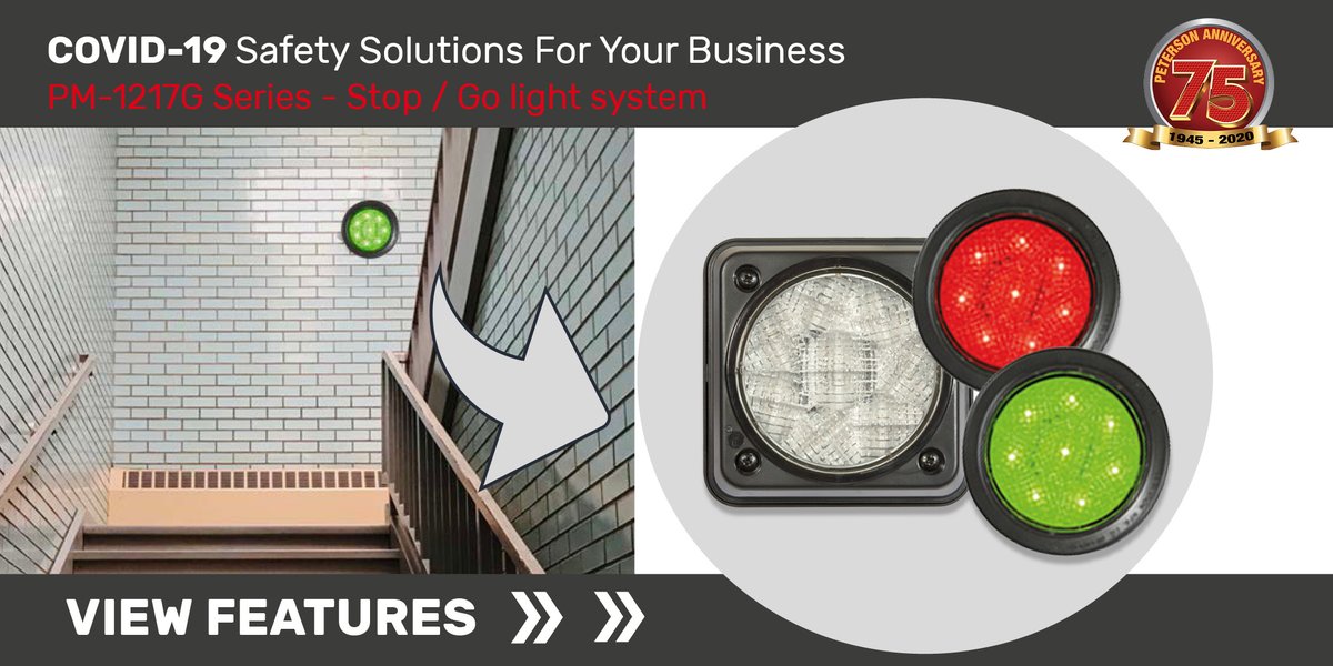 Do you or your customers have a need to control the flow of foot traffic into or around a business premises due to the current Covid-19 situation? We have an excellent solution! > petersoneurope.co.uk/news-2/2020/6/…
#LEDlights #COVID19 #safetylighting #SocialDistance