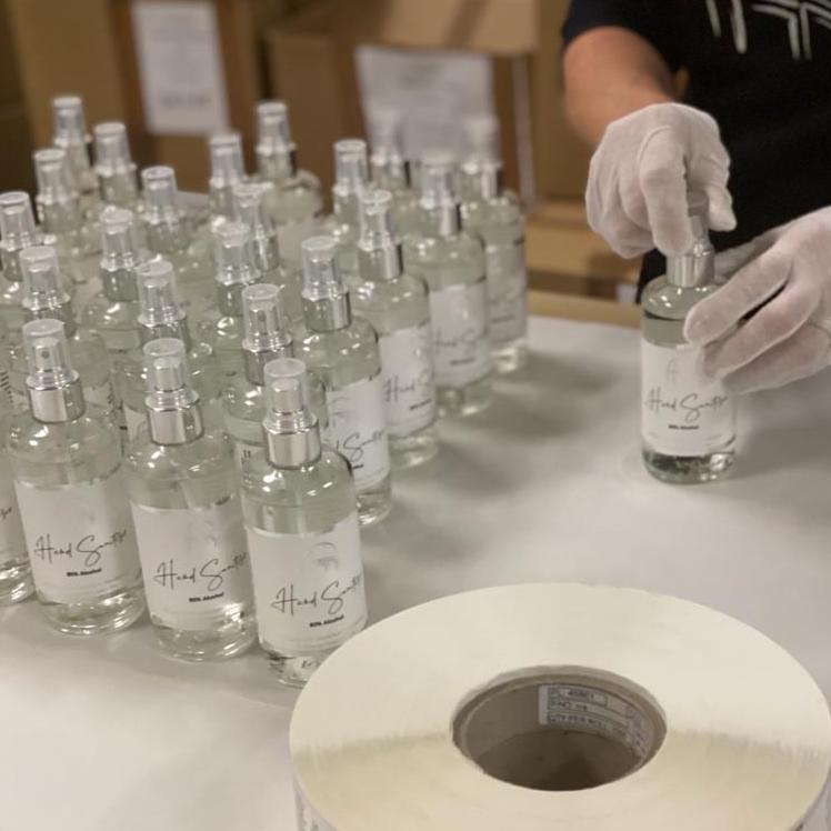 It was great working with <a href="/harrogatecandle/">Harrogate Candle Co</a> to create some of the classiest hand sanitiser labels that you are ever likely to see. For all you self adhesive label requirements including hand sanitiser labels, please get in touch: bit.ly/ContactPremier…