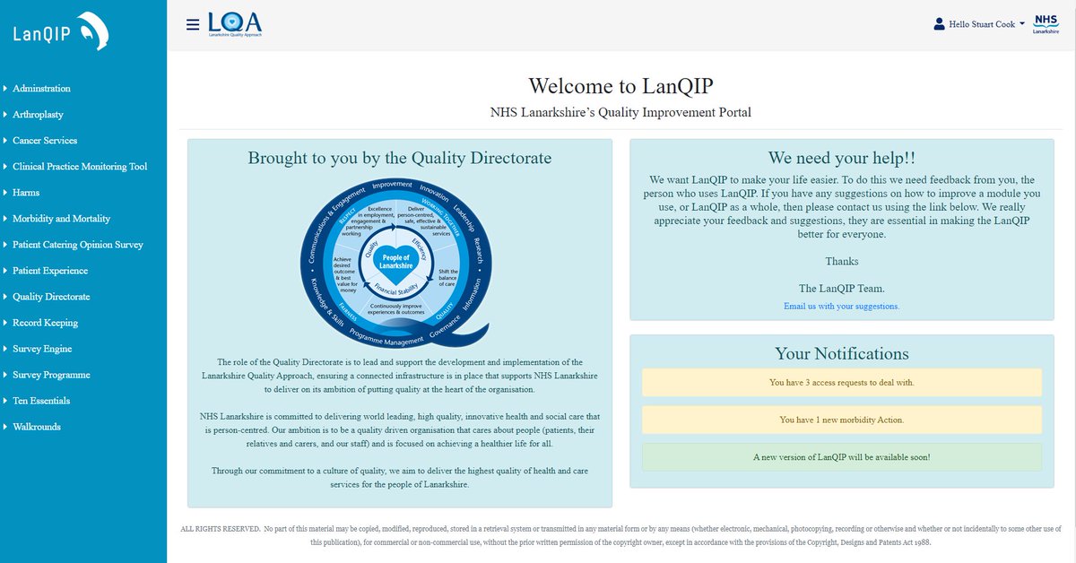 LanQIP NHS Lanarkshire tweet media