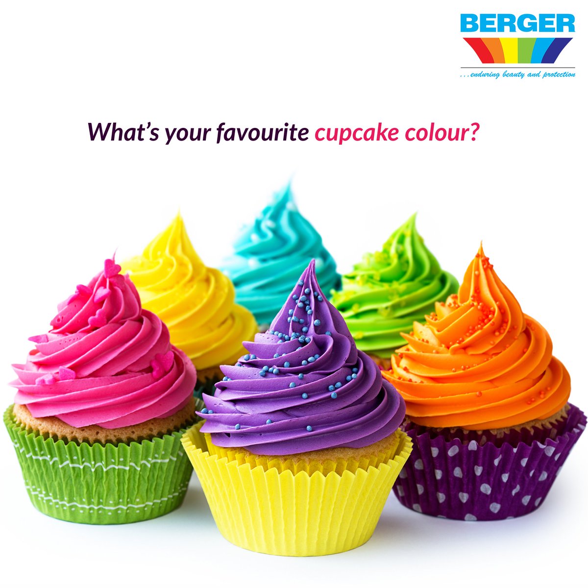 Bergerpaintsng's tweet photo. Cupcakes are perfect for birthday and fun celebrations and are available in different colours and flavors.
Your preferred flavor might be as a result of its colour, share with us your favorite cupcake colours.
#Bergerpaints #Bergerpaintsnigeria
#Colourfacts #Colourtips https://t.co/Lt2M4UmnyJ