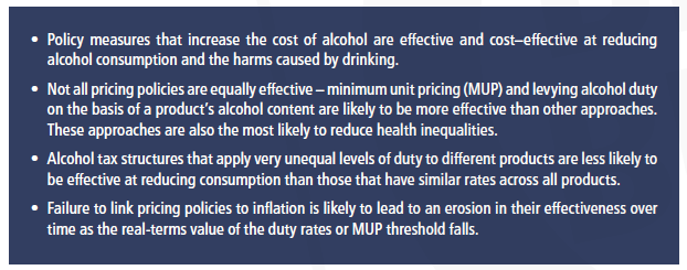 Here are the key findings and recommendations from the report.tl;dr we already have pricing policies, but they are often poorly designed from a health perspective. With a little bit of effort we could do a lot better.