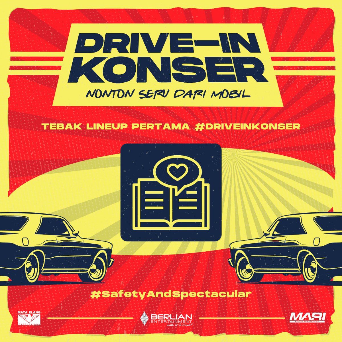 Sebelum kita annouce siapa yang akan tampil di @driveinkonser, yuk ikutan tebak berdasarkan clue : 
Album ini dirilis untuk menandai seperempat abad perjalanan karir mereka dalam dunia musik tanah air. Ada yang bisa nebak?

#SafetyAndSpectacular #StaySafeEnjoyLive
