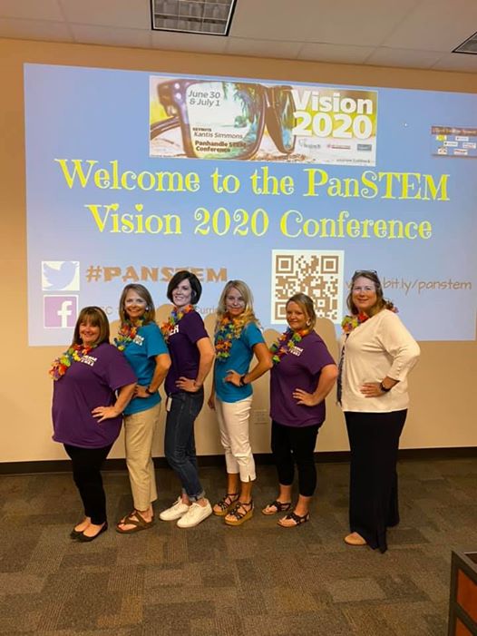 R16Instruction's tweet image. We are ready for the Virtual Panhandle STEM conference this year! We can’t wait for you to join us! It’s not too late! Today and tomorrow we have amazing sessions from 9-4! #PANSTEM