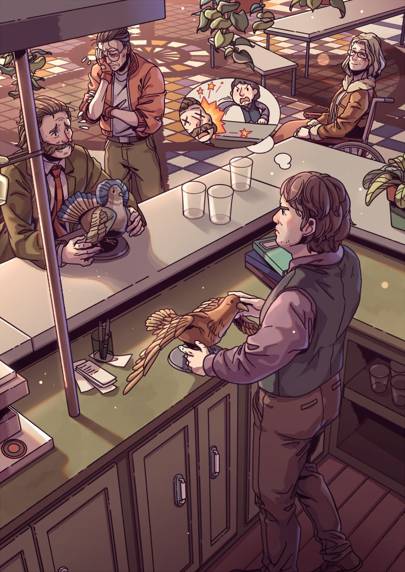 #DiscoElysium  老闆：這種事也就心裡想想🥲