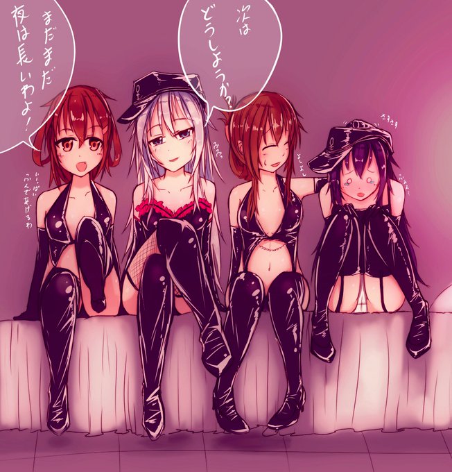 載せなかったけどこの辺も好き 時雨は結構好き勝手描いてる 