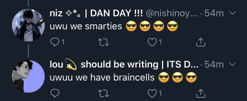 they claim to have braincells- (WE WERE TALKING ABOUT BUBBLES)