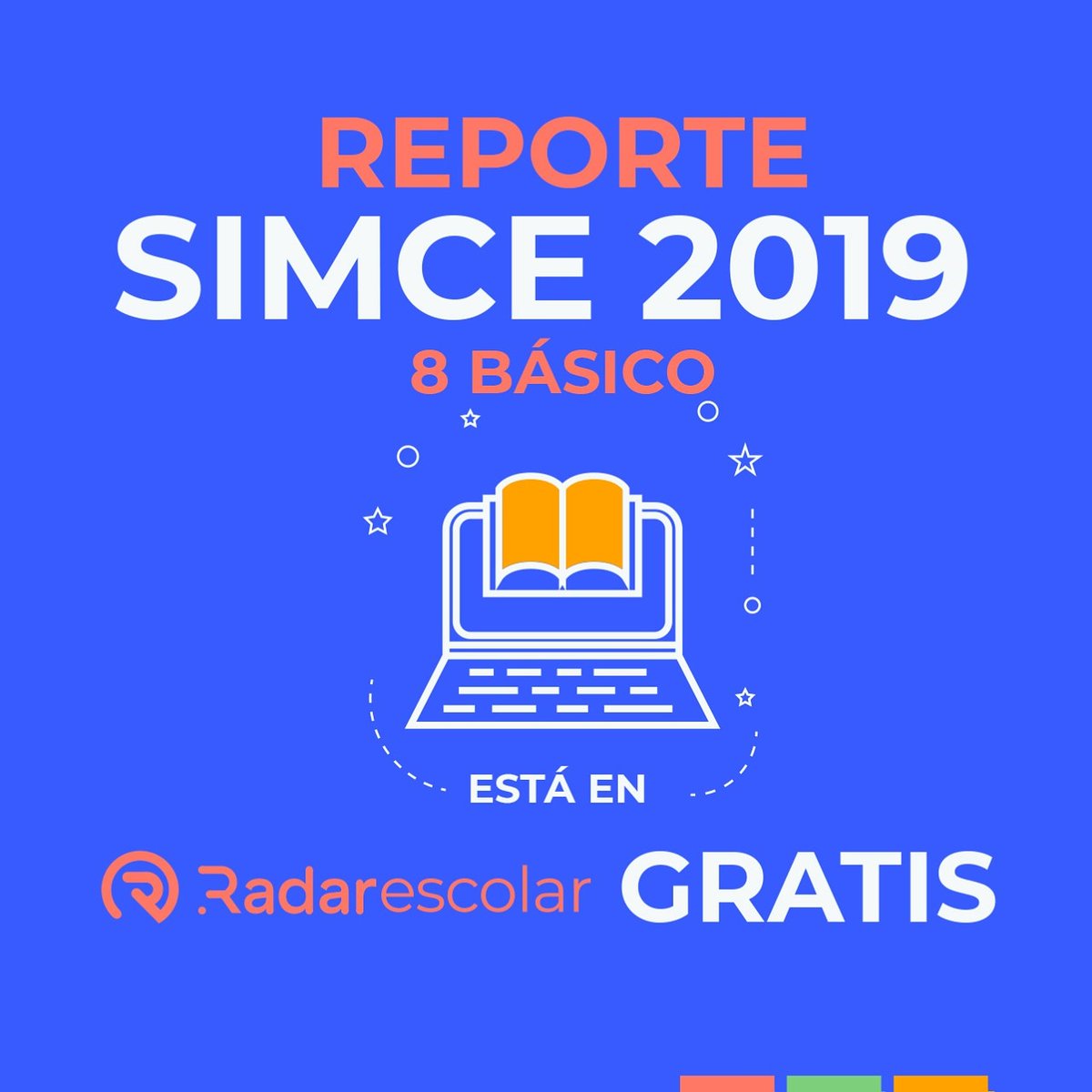 radarEscolar's tweet photo. Desde el viernes los equipos directivos de todos los colegios de Chile pueden analizar sus resultados Simce 8 básico gratis en Radar Escolar. Para ver tus resultados, evolución e indicadores de desarrollo personal y social regístrate aquí 🕵️🧮🔭📈👩‍🏫 https://t.co/R9IBNE8b3y https://t.co/3eN3vWnXKr