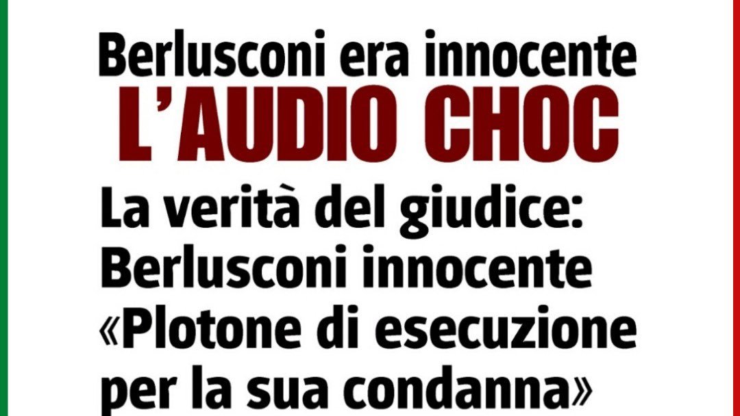 NazarioPagano's tweet photo. #ForzaItalia chiede subito una #commissioneinchiesta per quanto accaduto al nostro Presidente e alle tante altre vittime della malagiustizia! 
#veritàperBerlusconi #nousopoliticogiustizia https://t.co/OFLDFsu99F
