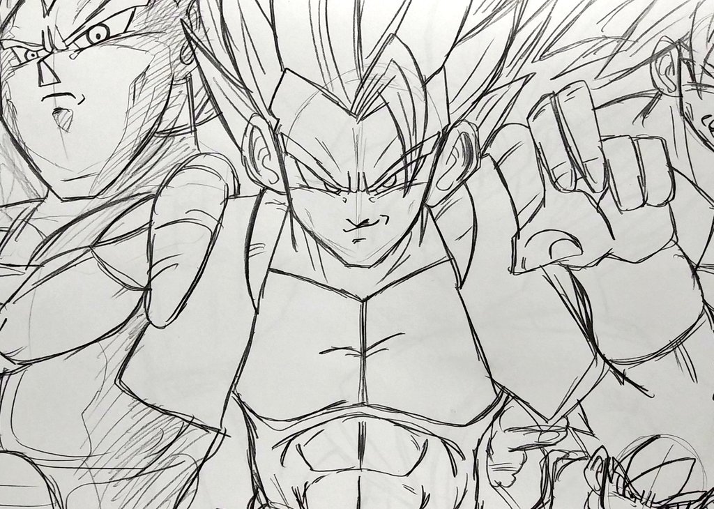 最近の落書きだぁ
オラァ ワクワク スッゾ
#お絵描き好きさんと繋がりたい 
#ドラゴンボール 