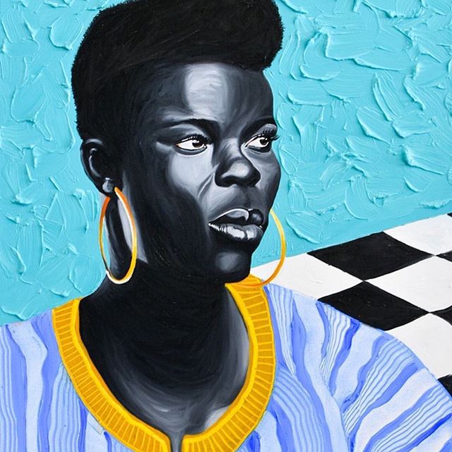 Stunning Repost from @moadsf Otis Kwame Kye Quaicoe, a Ghanaian artist who ‘endorses cultural dignity through colour’ #africanart #celebratecolour #creative #africancreatives #africaninfluenced #positivenarrative #blackbeauty