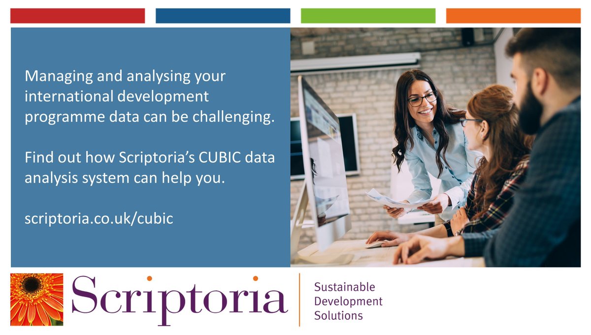 Managing and analysing your #internationaldevelopment programme data can be challenging. Find out how Scriptoria’s CUBIC data analysis system can help you 👉 ow.ly/dLMs50AlwSh #datamanagement