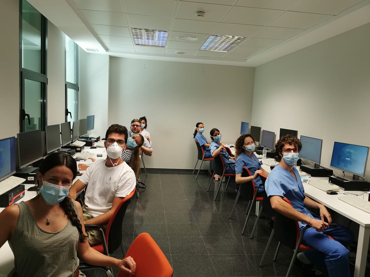 AnreaudoHUSE's tweet photo. El 26 de Junio en Son Espases se realizó el On-Line Assesment (OLA)
de la Sociedad Europea de Anestesiología (ESA). La prueba se realiza On-Line en todos los centros sede de Europa, siendo el H.U. Son Espases uno de los 10 centros acreditados en nuestro país. https://t.co/fENGpnfXPi