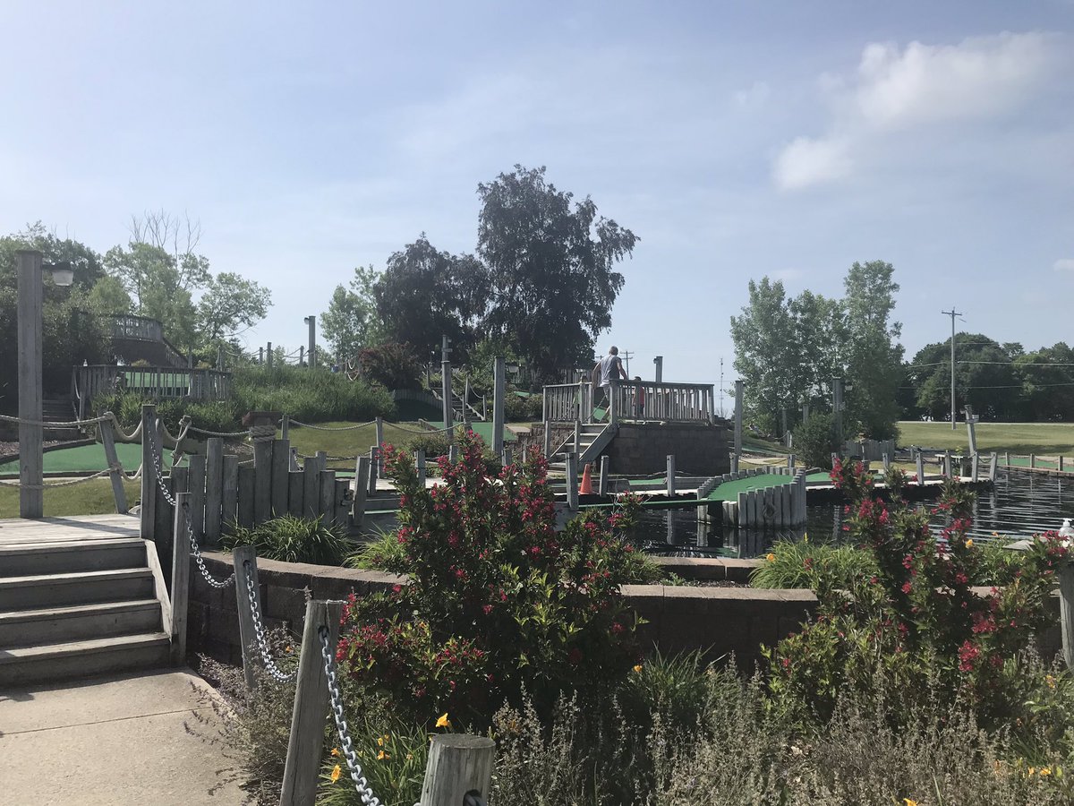 mikeywx8's tweet photo. Go out swinging at @SwingTimeGtown.  I’ll show you what fun you can have here safely in the wake of COVID-19.  See you Tuesday after 5:30 am on @CBS58. https://t.co/2P0u0FPaXw