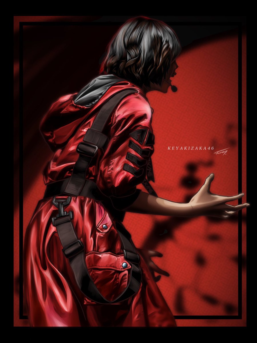 欅坂のメンバー達は カッコ可愛いくて ほんとに 絵になるメンバー ばかりだから Fuma ﾌｳﾏのイラスト