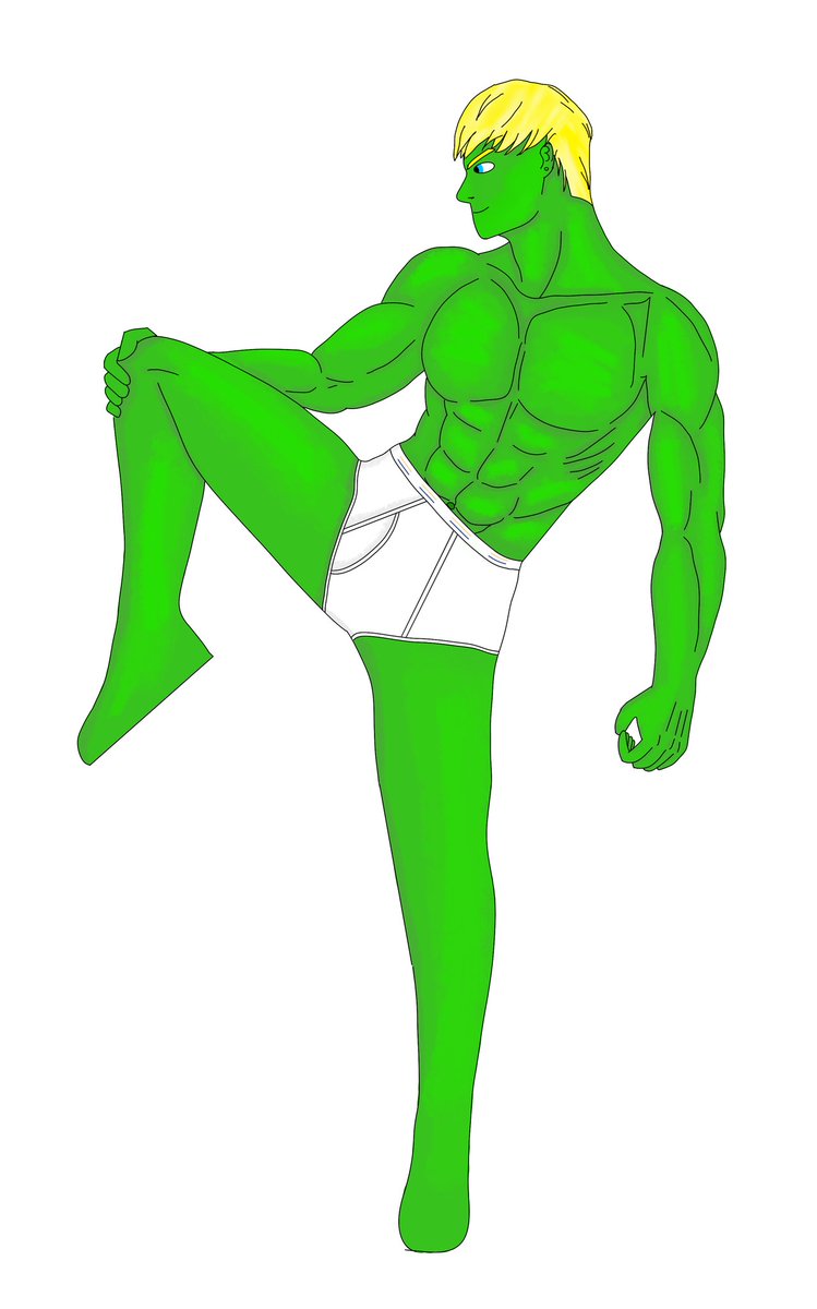 Teddy Altman aka hulkling in his tighty whities as he should be!