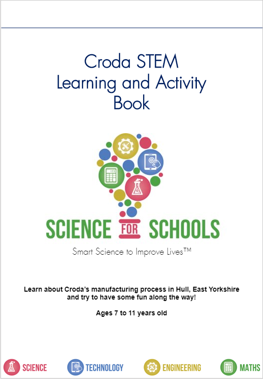 CrodaSTEM's tweet photo. Over the final weeks of term we are excited to be able to share with you the pages from our new activity booklet! All the activities are linked to our real-life processes at our Hull site!
Here's a sneak peak of what's to come... starting tomorrow!
#STEM #CrodaActivityBooklet https://t.co/yDttLs4F10