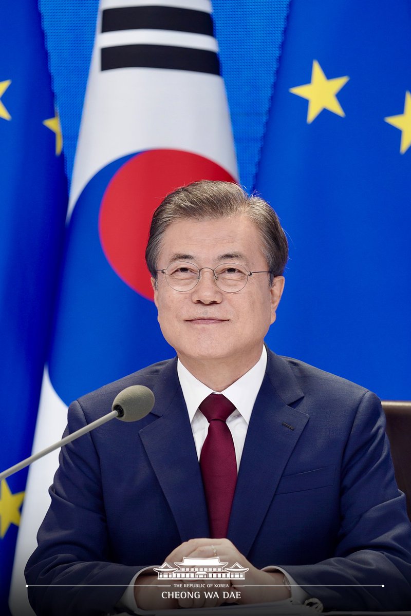 TheBlueHouseENG's tweet image. Opening Remarks by President Moon Jae-in(@moonriver365) at ROK-EU Summit

"I hope that Korea and the EU will become partners that play a leading role in achieving peace and co-prosperity within the global community going forward."

▶Full text : bit.ly/31w0vt4