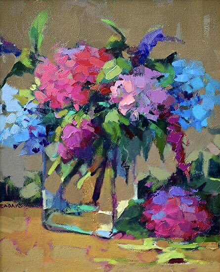 Oil Paintings by Just Picked.

수국 몇 송이 집에 놓아도 좋을 것 같다.