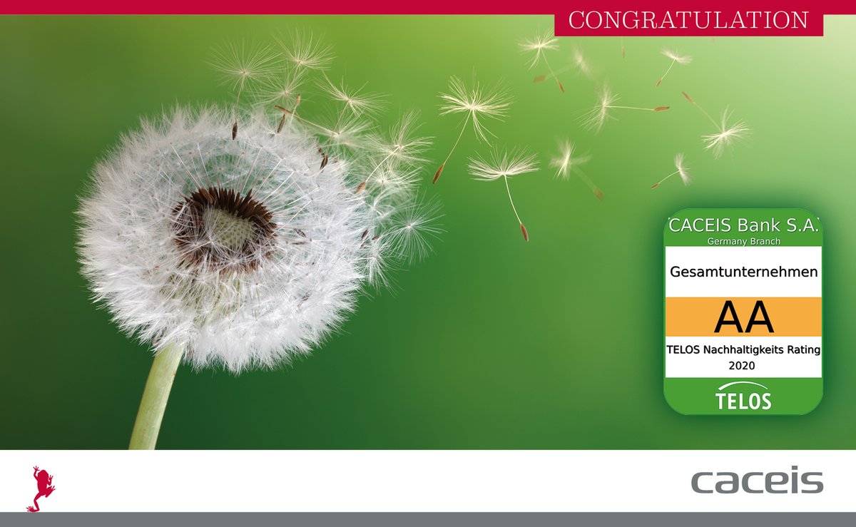 carlosmanjon's tweet image. We are proud to be the very first depositary in Germany to receive a “AA” Rating for our sustainability approach from Telos. This sustainability rating reflects the teams’ long commitment to #ESG. Congrats teams ow.ly/zl58102hRR8 
#SecuritiesServicing  #AssetManagement