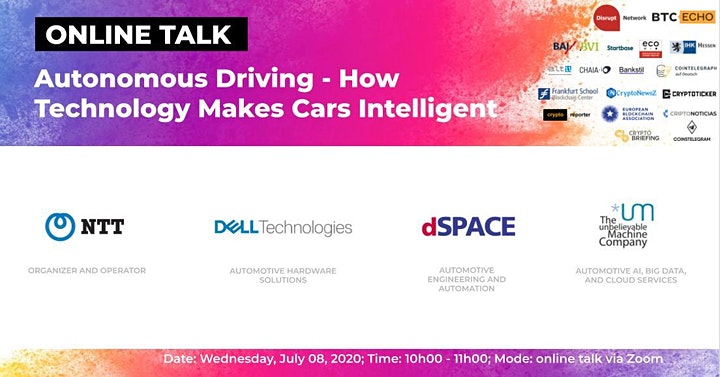 #OnlineTalk: "How Technology Makes Cars Intelligent" - Ihr wollt mehr über #autonomesFahren wissen? Dann registriert euch kostenlos für dieses Online Event, organisiert von unserem Partner NTT Ltd.. Speaker ist unter anderem unser Head of Data Science. lnkd.in/eiQWHry