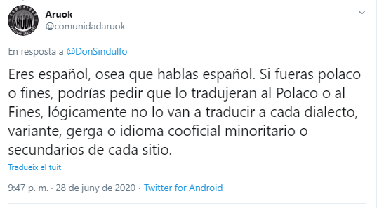 zavodovski's tweet photo. @DonSindulfo @oos_solo @pixatintes @Savallsblog @jordillavore El #fines... la lengua sin tilde...
El #polaco... eso de los catalufos...
Las #gergas... vete tú a saber... https://t.co/NQuMCHhcgc