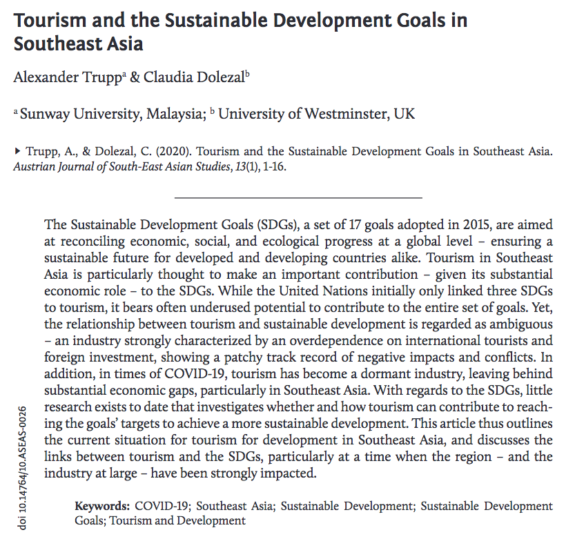 Austrian Journal of South-East Asian Studies tweet media