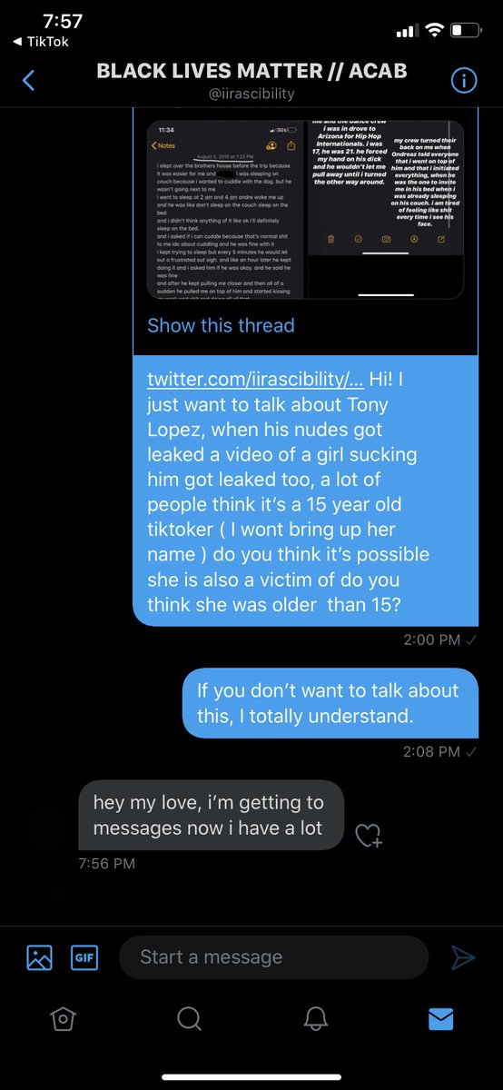 -didn’t respect. I first wanted to talk about Cynthia for her, I don’t live in the California area, so I don’t hear about them except on tiktok. He said he doubt that they were older than 15, and that they were known for messing with minors.