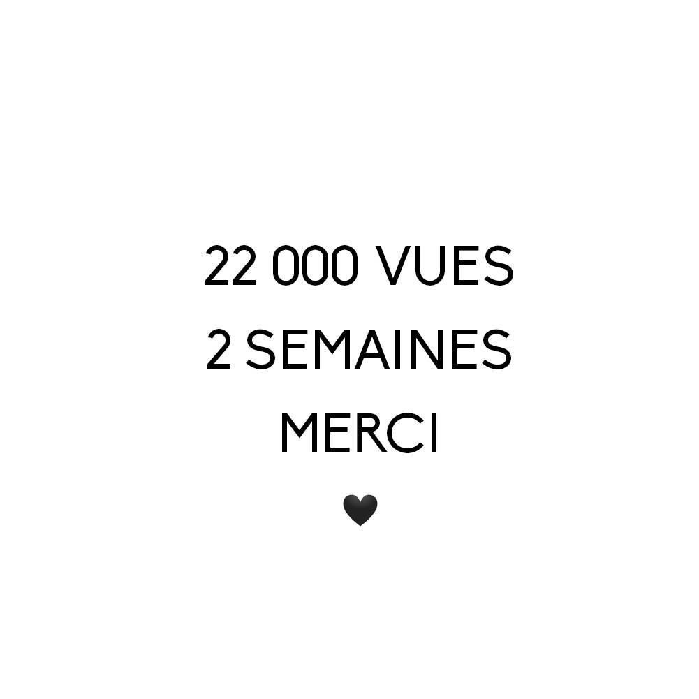 Merci tous ceux qui ont visionné et partagé "Les Fleurs" 🖤