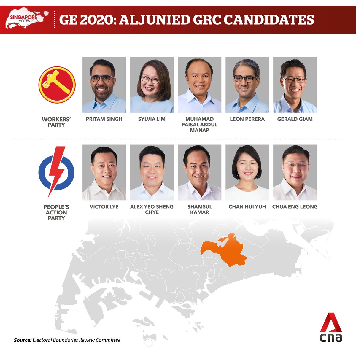  #GE2020  : The battle for Aljunied GRC - the Workers' Party vs the PAP  https://cna.asia/31sjnJk 