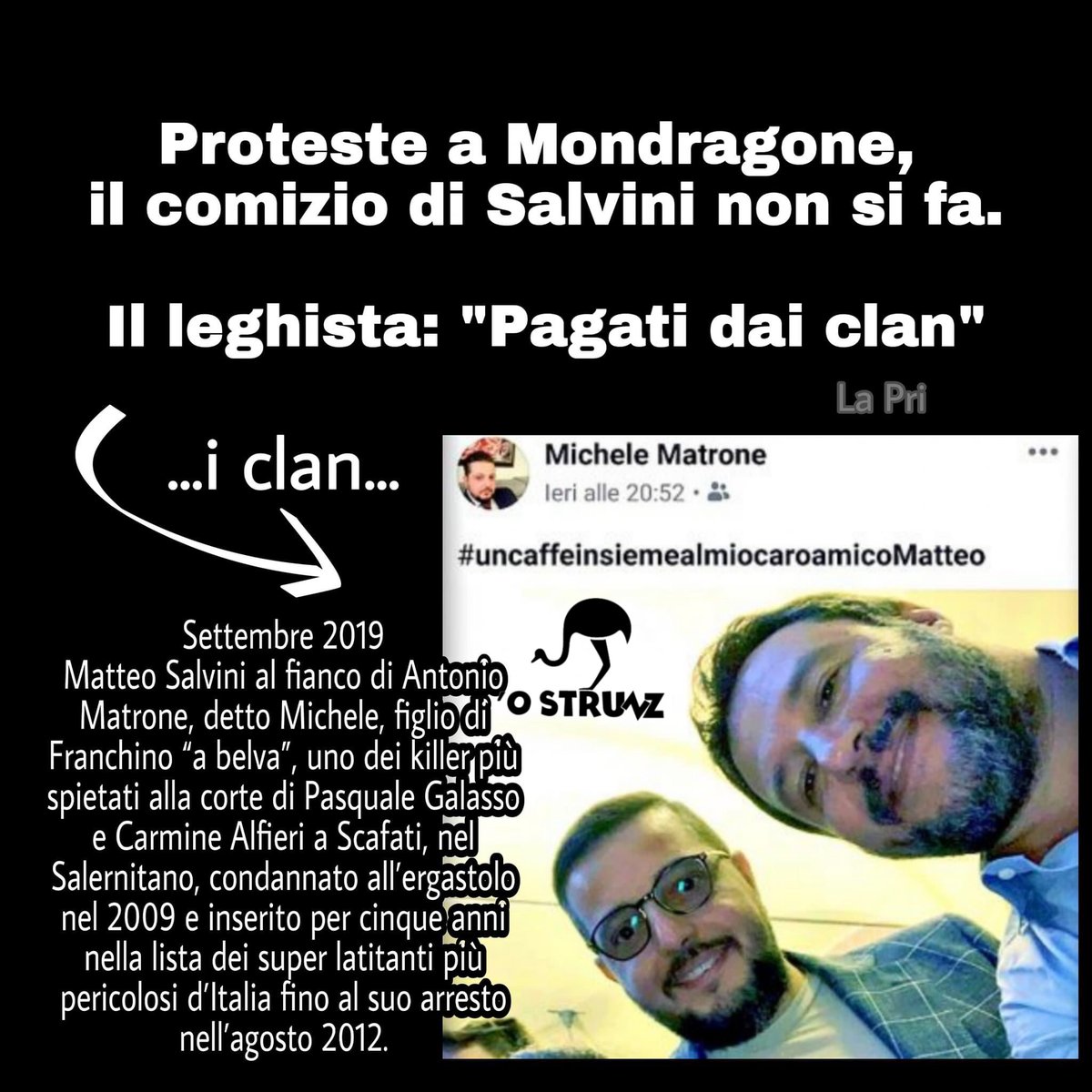 O_Strunz's tweet photo. (#lapri)
#30giugno #Salvini #comizio #contestazione #Mondragone #camorra https://t.co/ekrAJVDzZU