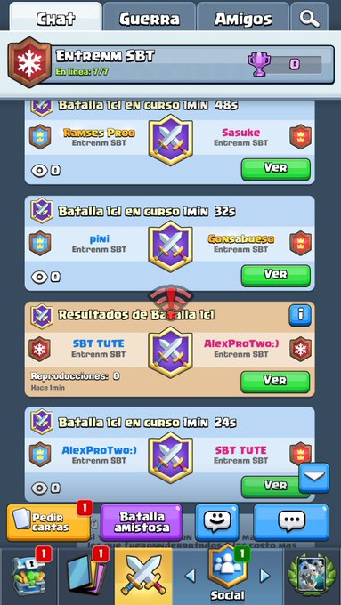 Precioso entreno TVT anoche. Dirigencias del ceo llevadas a cabo y a cargo de Alex el pro... Que lindo<a href="/tag/clashroyale"class="tags"><span>#clashroyale</span></a>