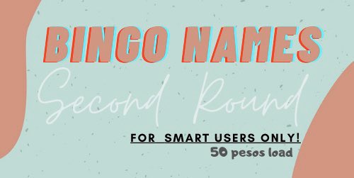 LiLiGAs__'s tweet photo. ROUND 2 — FOR SMART USERS ONLY!!
DM ME "DI NA AKO MABAHO" KUNG BINGO KA NA.
BLACKOUT!! https://t.co/fNuIEYA3IJ