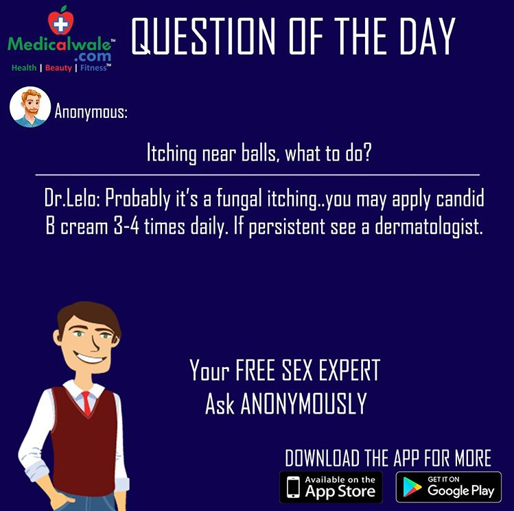 Know the right solution for your problem !!!
Download our app and get the answer from our expert Dr. LeLo - onelink.to/6uteje

#Medicalwale#QuestionOfTheDay #Sex #Itching #Balls #Fungal #CandidB #Cream #Dermatologist #Watch #FunFacts #SexFact