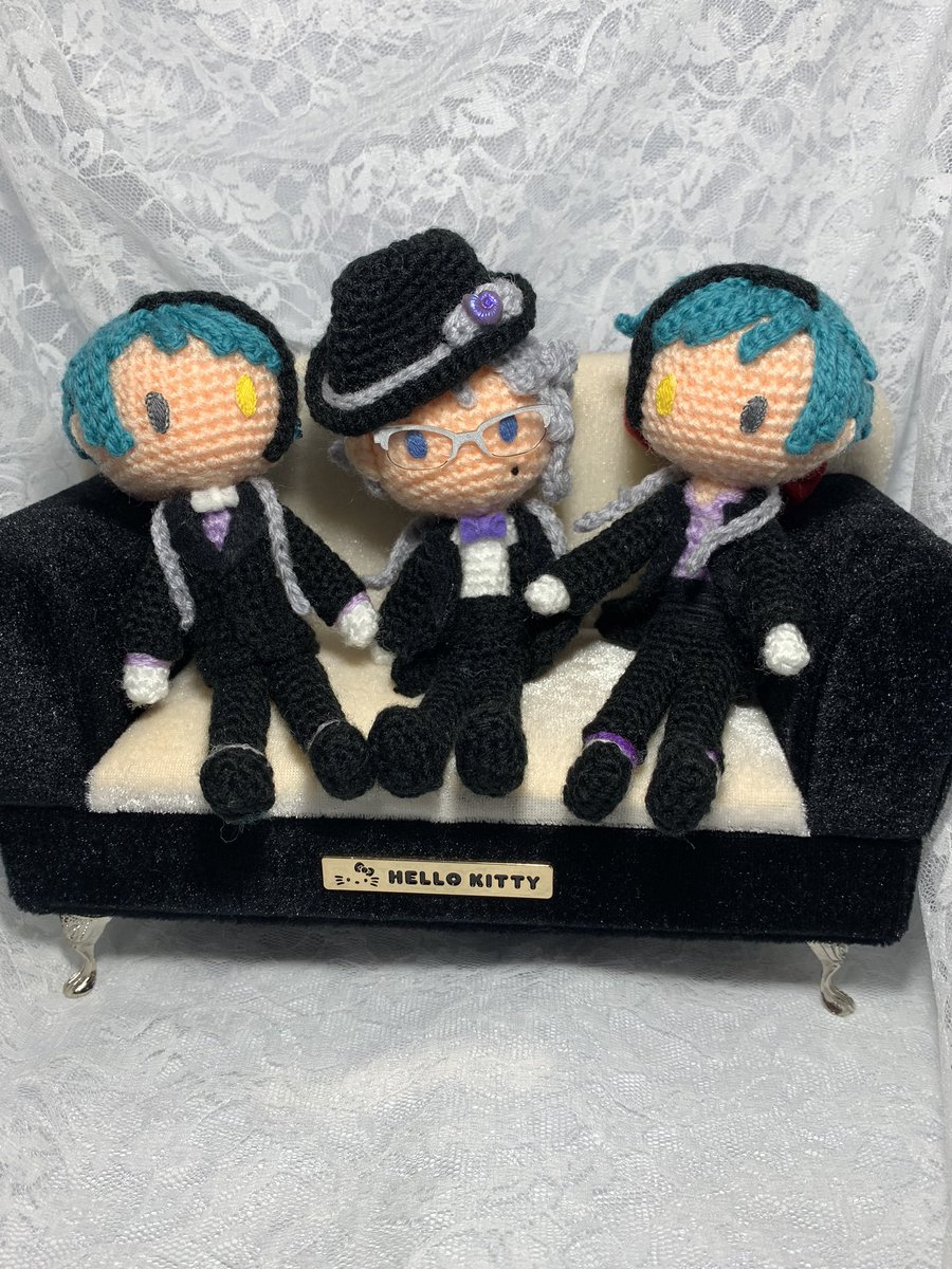 結婚祝い あみぐるみ作家 oricute様作品 ミニベア1.4㎝ くるみ プール