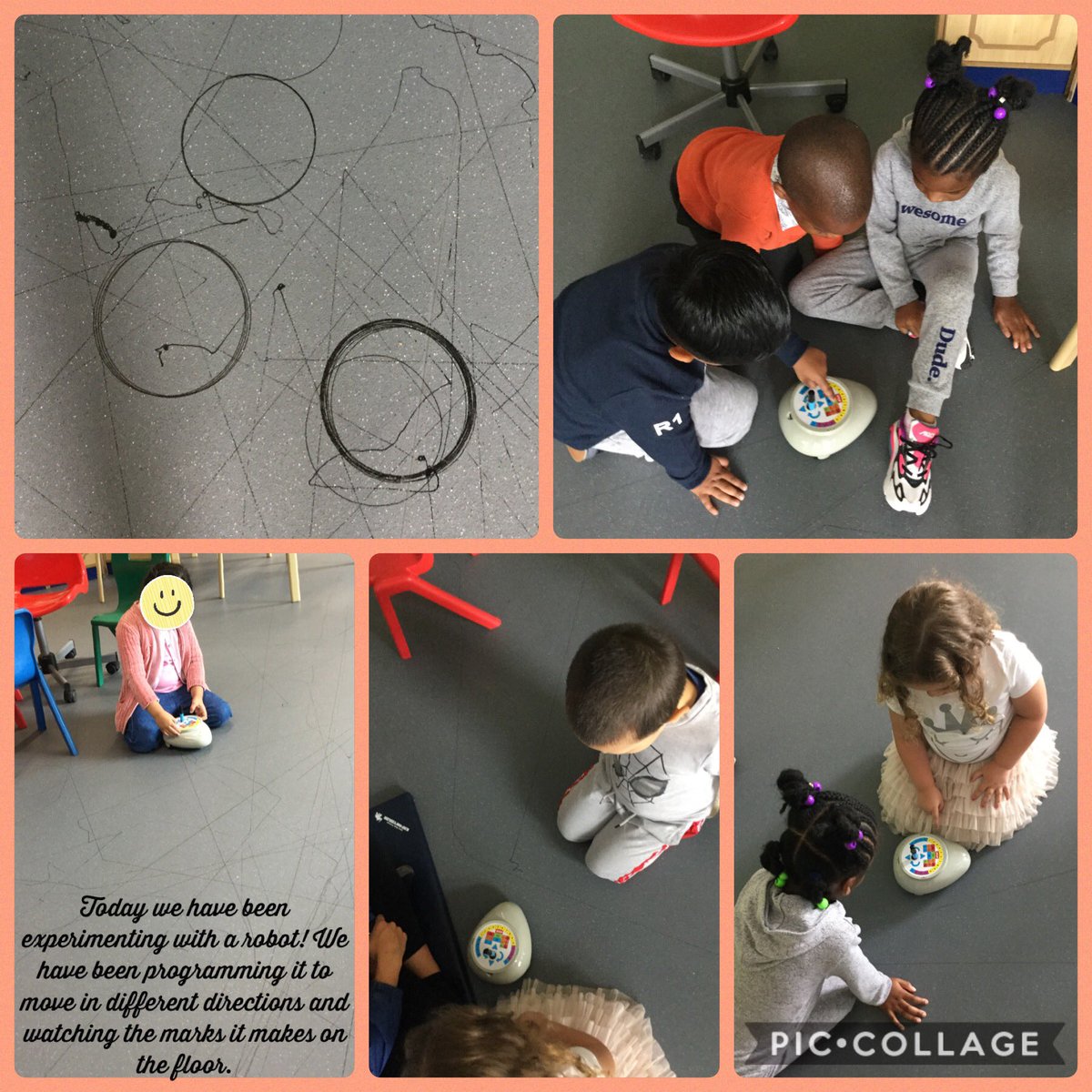 This morning, our F2 bubble have been programming the <a href="/RoamerToo/">Roamer</a>, however we can’t figure out how the children have managed to programme it to make perfect circles rather than just spinning on the spot! Even Miss Kinsey, Miss Ellis and Mr Sims have tried🤷🏼‍♀️🙇🏽‍♂️ #minigenius