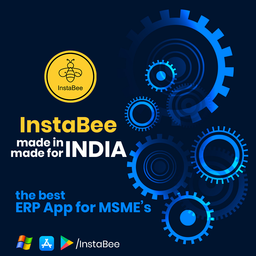 BeeInsta's tweet photo. InstaBee - Made in India &amp; Made for India
The Best ERP Software for MSME's providing GST Filing, Accounting, Invoicing, Sales, Purchase, Inventory Management, Reporting &amp; other trending features https://t.co/pZv6qForav