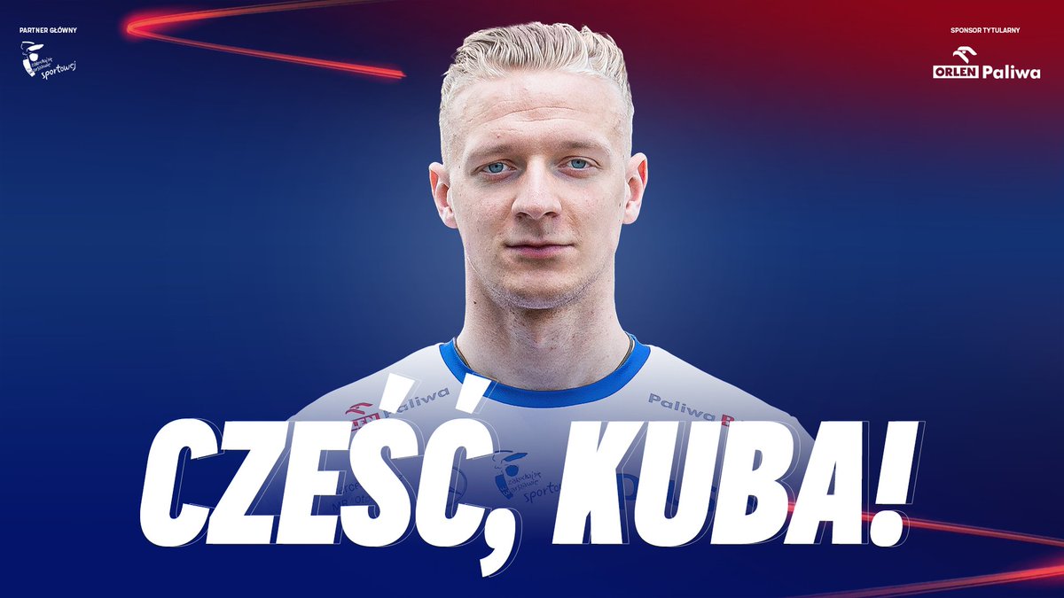 projektwarszawa's tweet photo. Jakub Ziobrowski (@JakubZiobrowski) został nowym atakującym VERVY Warszawa ORLEN Paliwa! 💥
Witamy na pokładzie. 🏐 https://t.co/5vePsoyriE