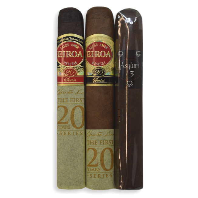 Cgarsltd's tweet photo. MEET THE MAKERS!
Virtual Herf 9th July - Eiroa and Asylum 13 Sampler - 3 Cigars
Buy Now - https://t.co/swtLQc9bjW
@asylum13cigars
@eiroa_cigars
@christianeiroa
@clecigars
@scottvines
@newworldcigarsuk
@big_al_cigars
#honduras
#corojo
#authenticcorojo
#triplecap https://t.co/c0Hwhv3Bbe