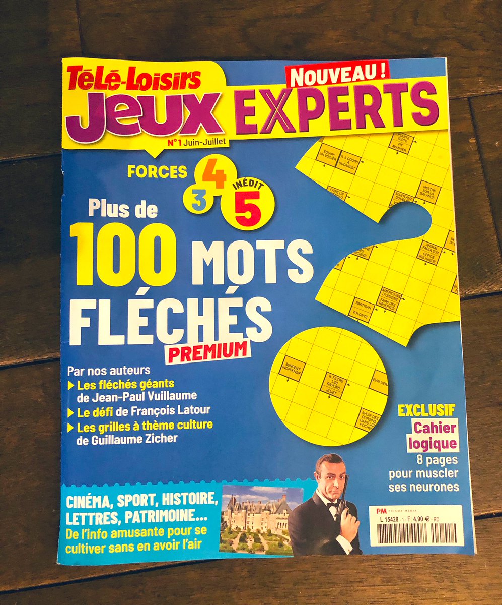 fplessier's tweet image. Amateurs de mots fléchés coriaces, vous ne passerez pas l’été sans lui! ;) @TeleLoisirs