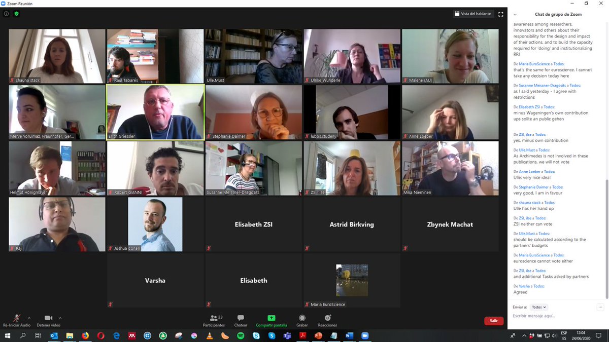 faraondemetal's tweet photo. During last days I´ve spent several hours at #NewHoRRIzon #CoChange and #TetRRIs #virtualmeetings.
#COVID19 has made possible to avoid travels thanks to #digitalplatforms but it´s also promoting a new way of working in #EU #research with their associated trade-offs.
#RRI https://t.co/JJKk3xOf0r