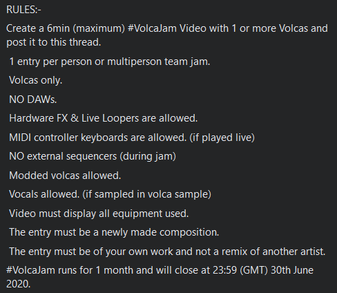 VolcaJam tweet media